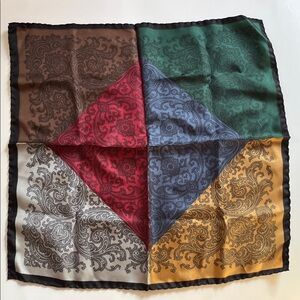 Vintage Paisley multicolor Ashear Pocket Square